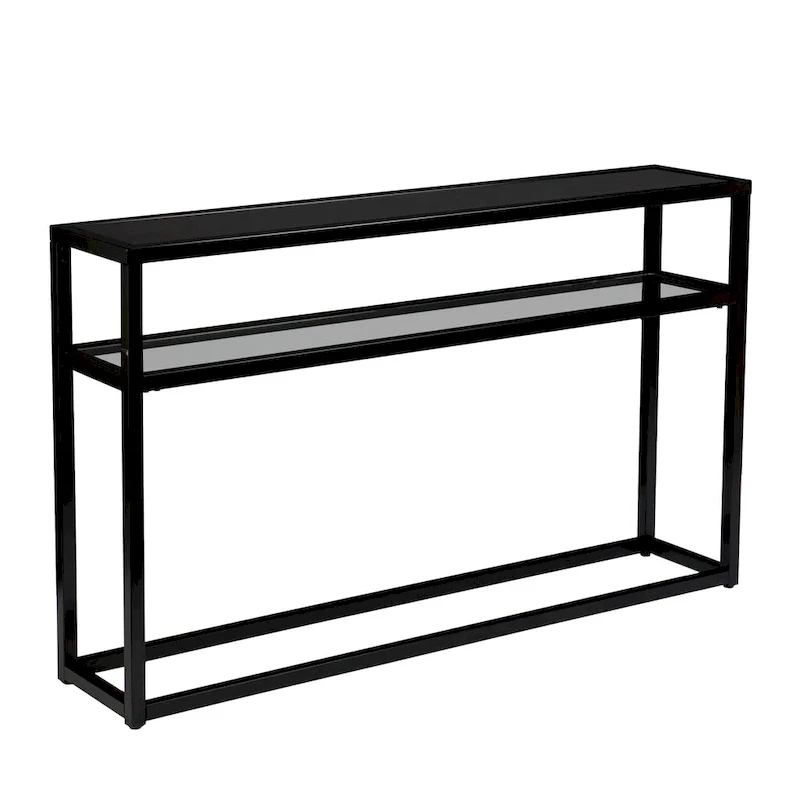 Modern 50 Long Console Table with Shelf