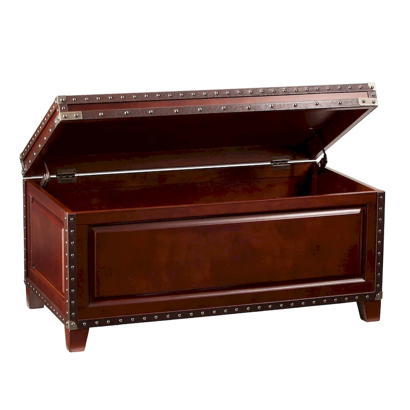 SEI Furniture Ailsa Wooden Trunk Coffee Table