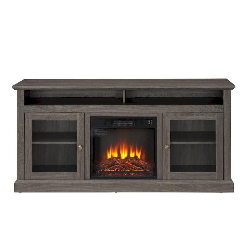 TV Stand With Insert 18 Fireplace