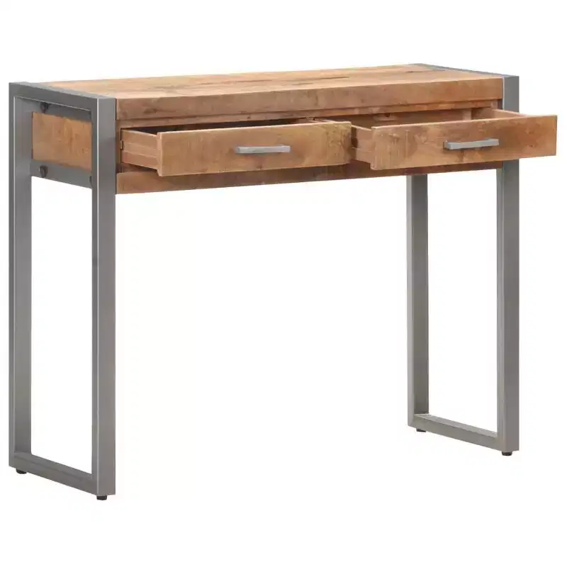 vidaXL Console Table 37.4x13.8x29.5 Solid Mango Wood