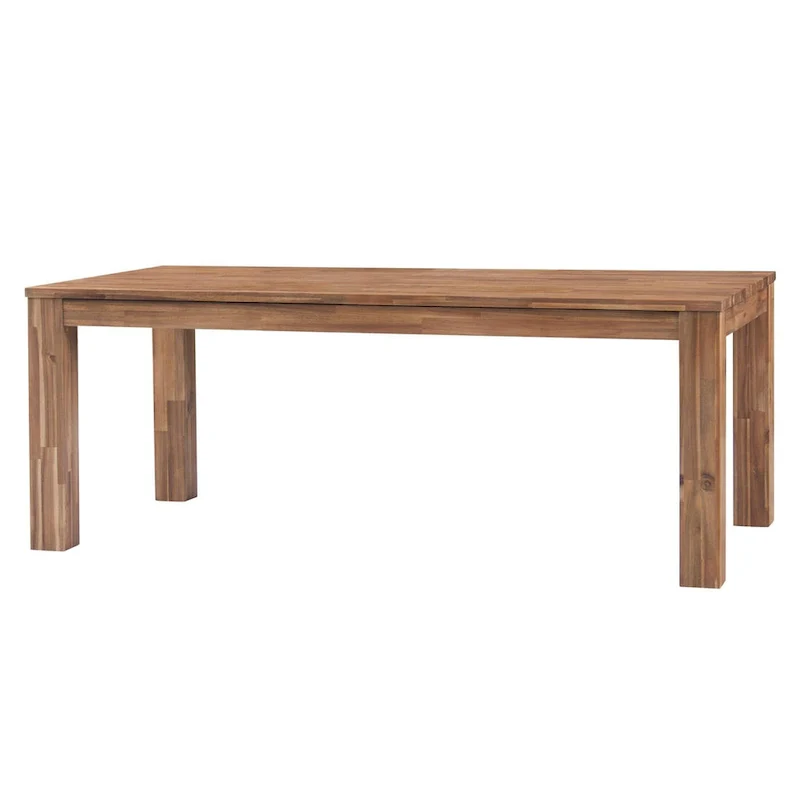 75-inch Rectangular Dining Table Square Legs