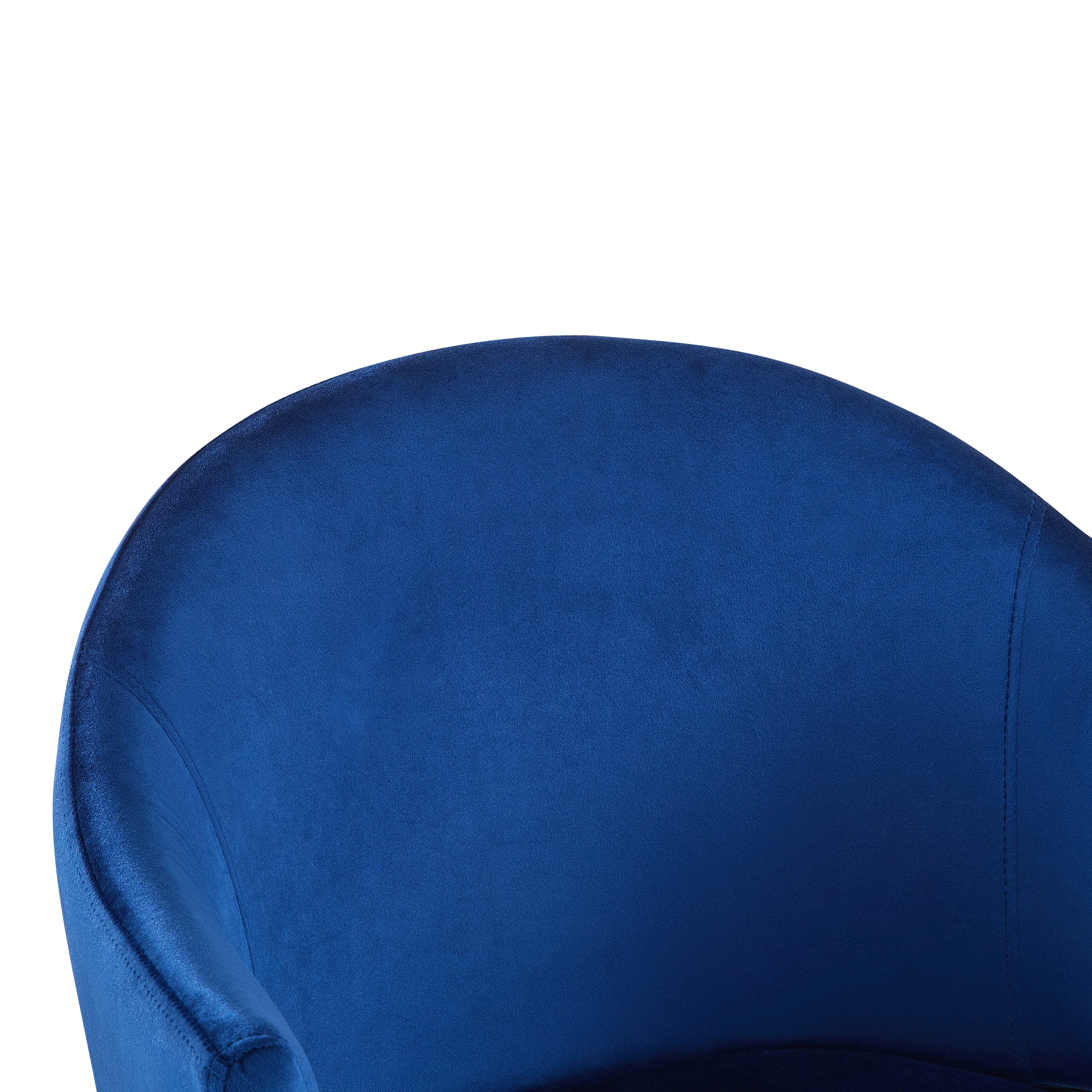 Velvet Dining Chairs with Gold Metal Frame, Set of 2