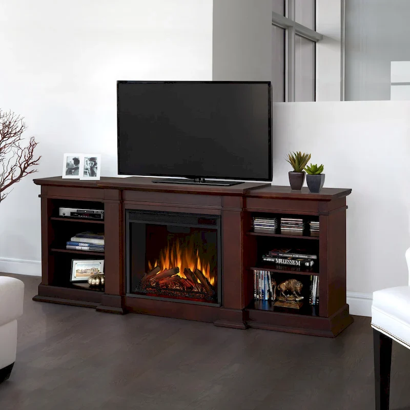 Fresno 72 Media Electric Fireplace by Real Flame