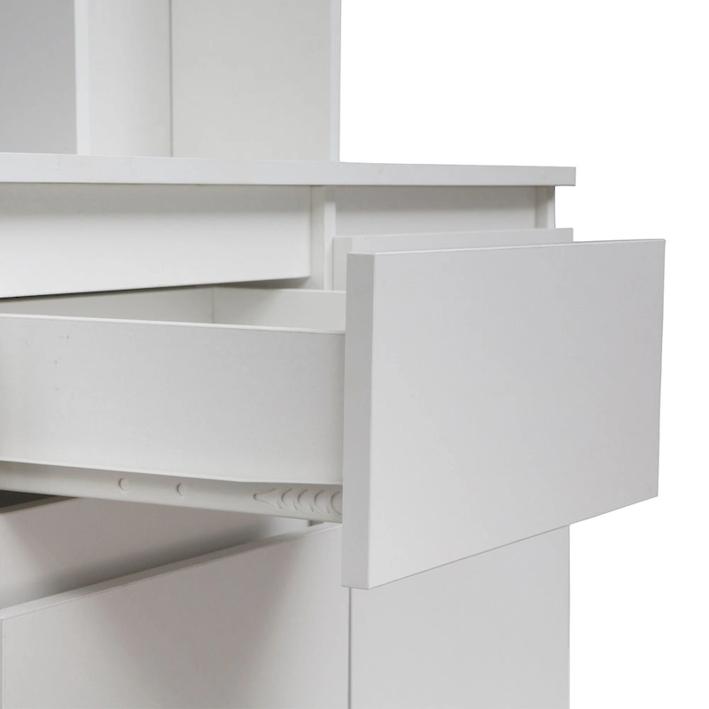 74Kitchen Pantry Cabinet with Charging Station,Freestanding Buffet Cupboards Sideboard with Drawer,with Microwave Stand