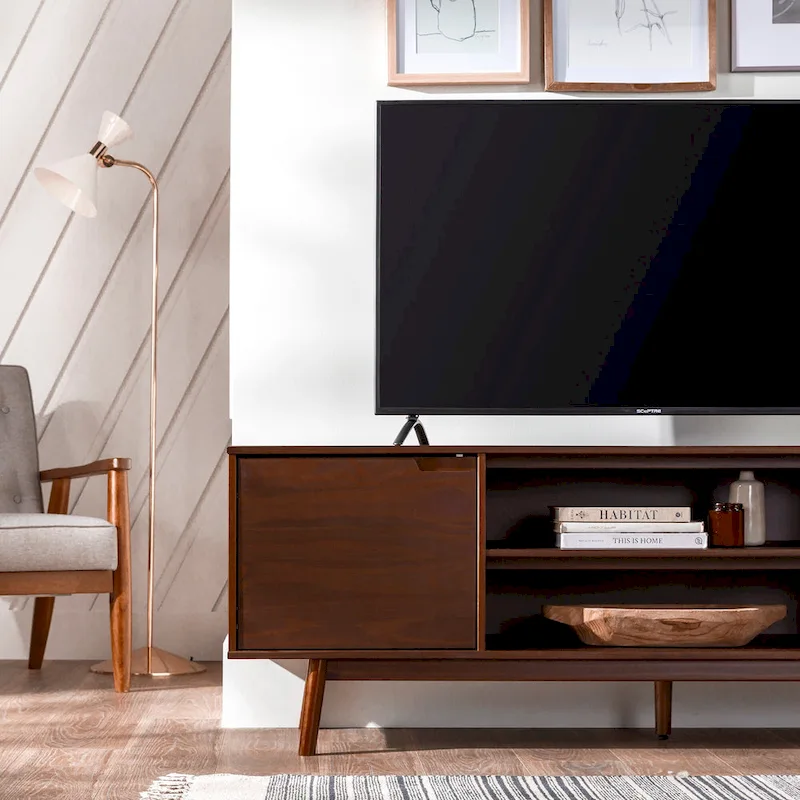 Middlebrook 70-inch Mid-Century Solid Wood TV Stand