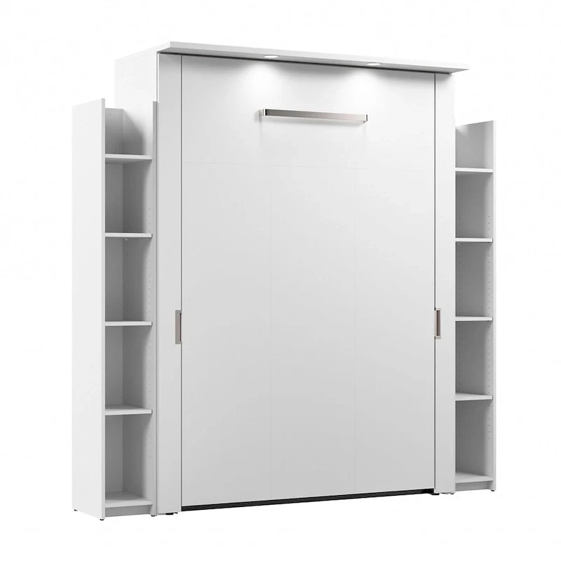Full Murphy Bed with Shelves (81W)