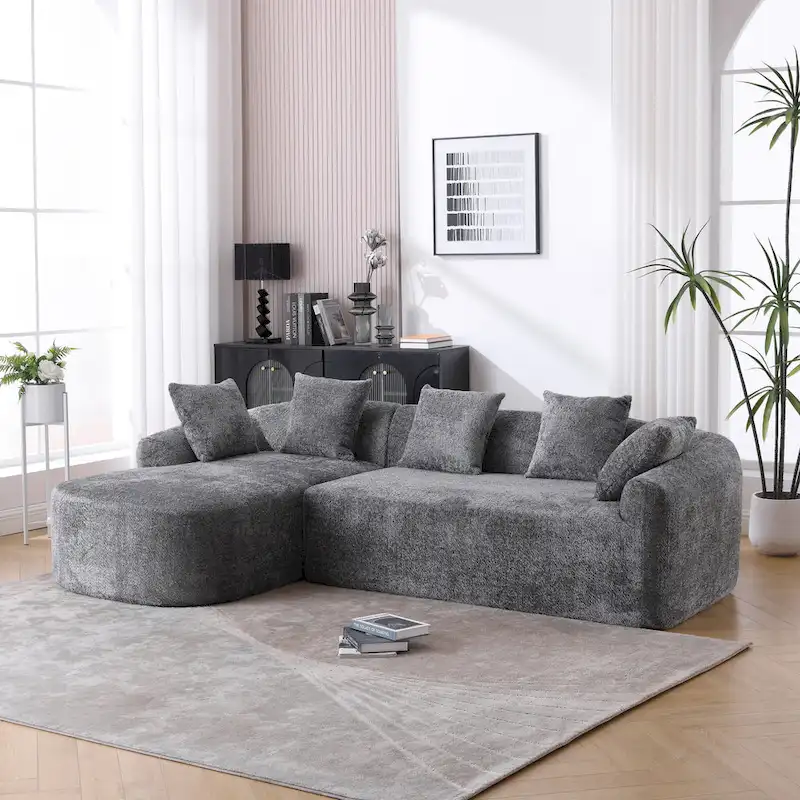 L-Shaped Sectional Sofa (3-Seater)