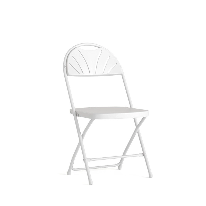 650 lb. Capacity Plastic Fan Back Folding Chair