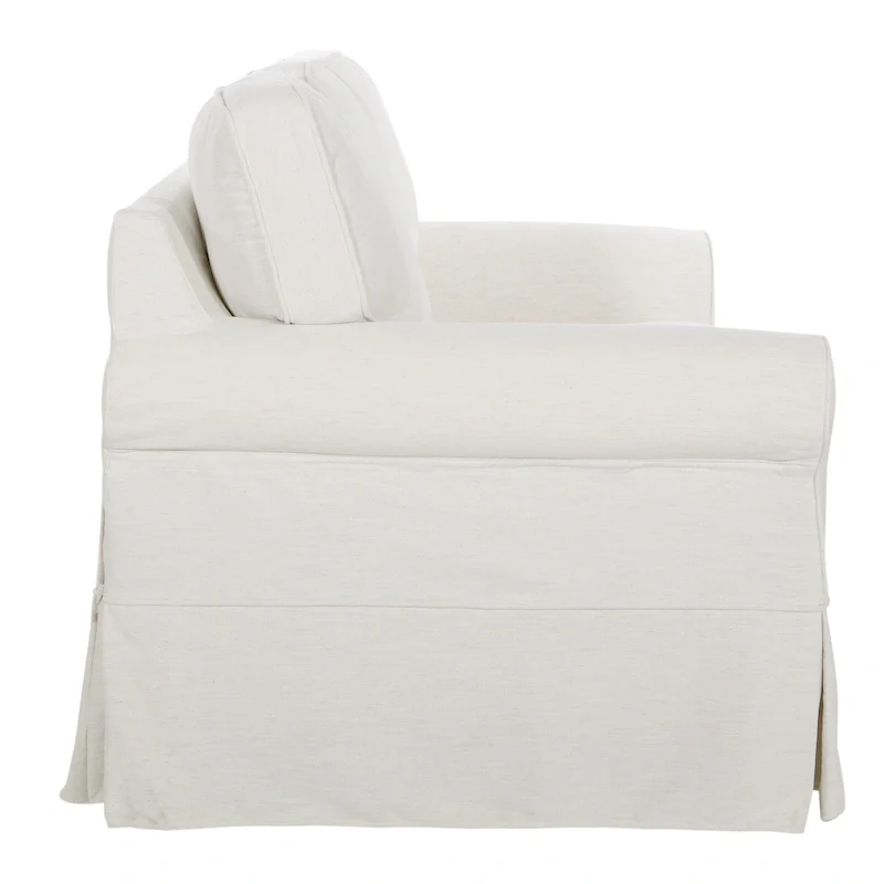 Mid-century Slipcover Loveseat