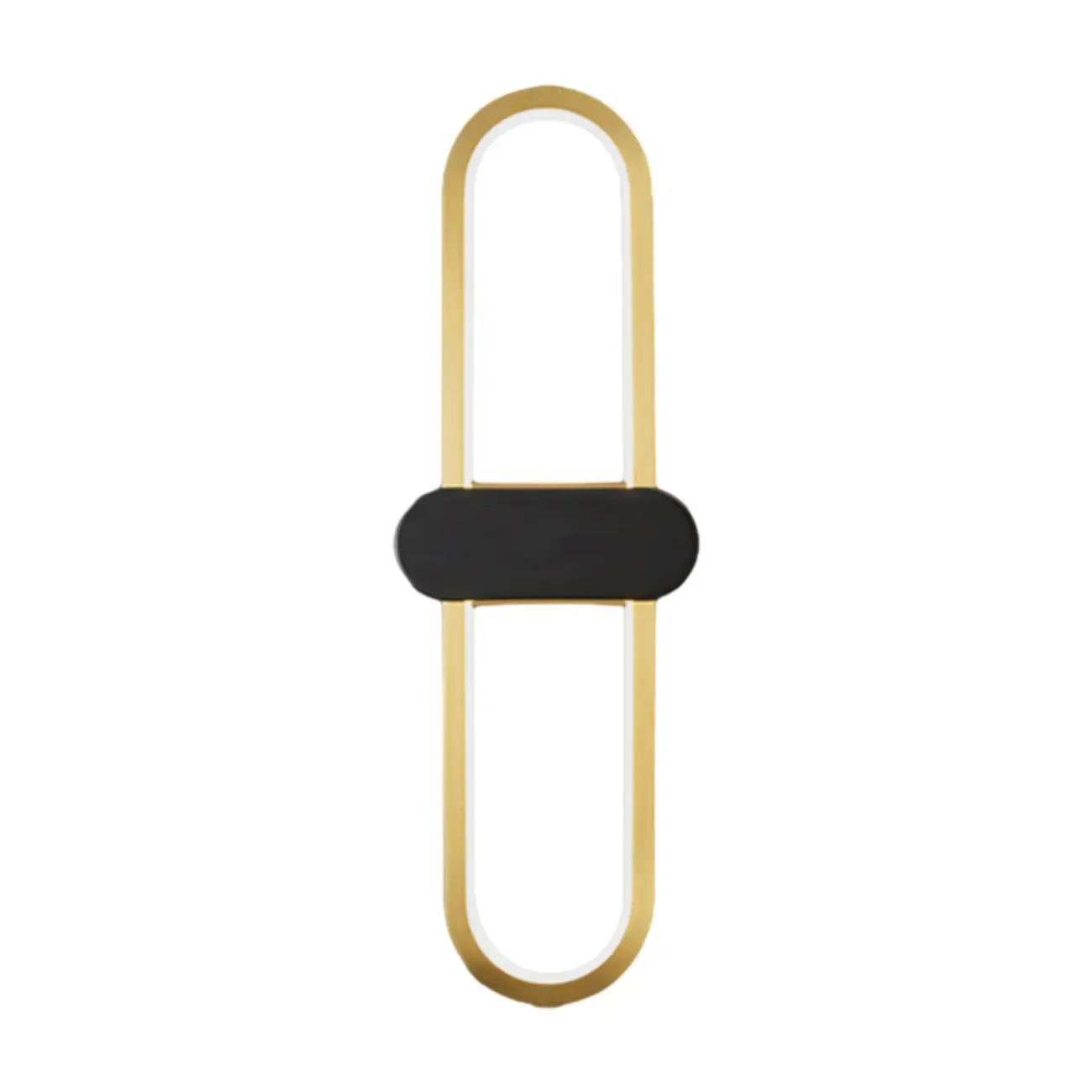 Modern Oval Wall Vanity Light with Silica Gel Shade