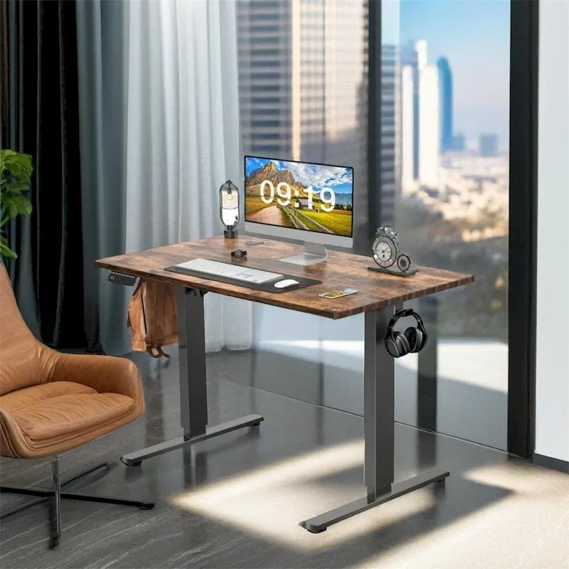 Electric Height Adjustable Standing Desk,Sit to Stand Computer Desk