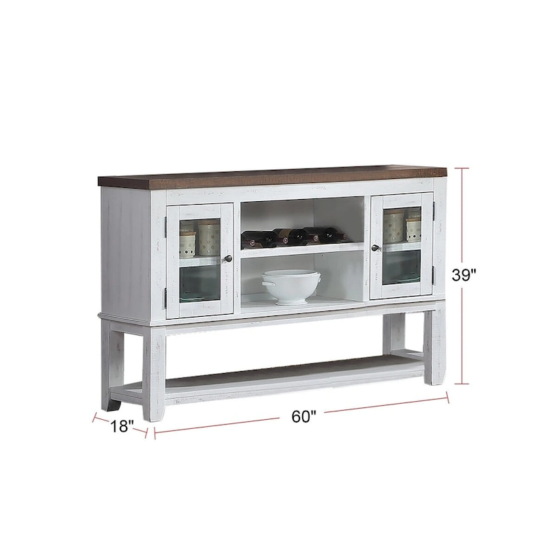 Sever With Open Shelves