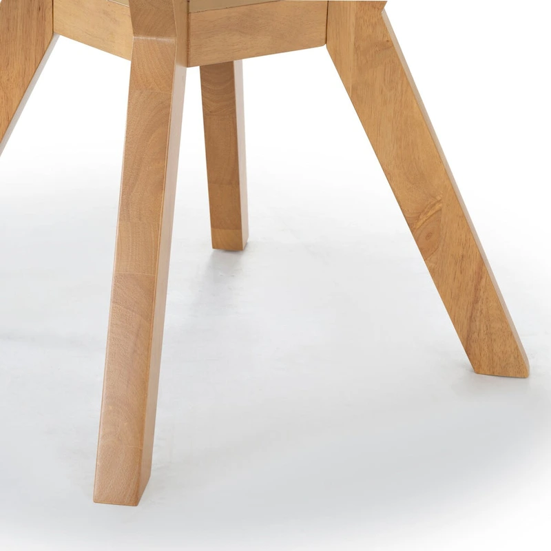 Luis 48-inch Round Wood Dining Table - Natural - 48Wx48Dx30H