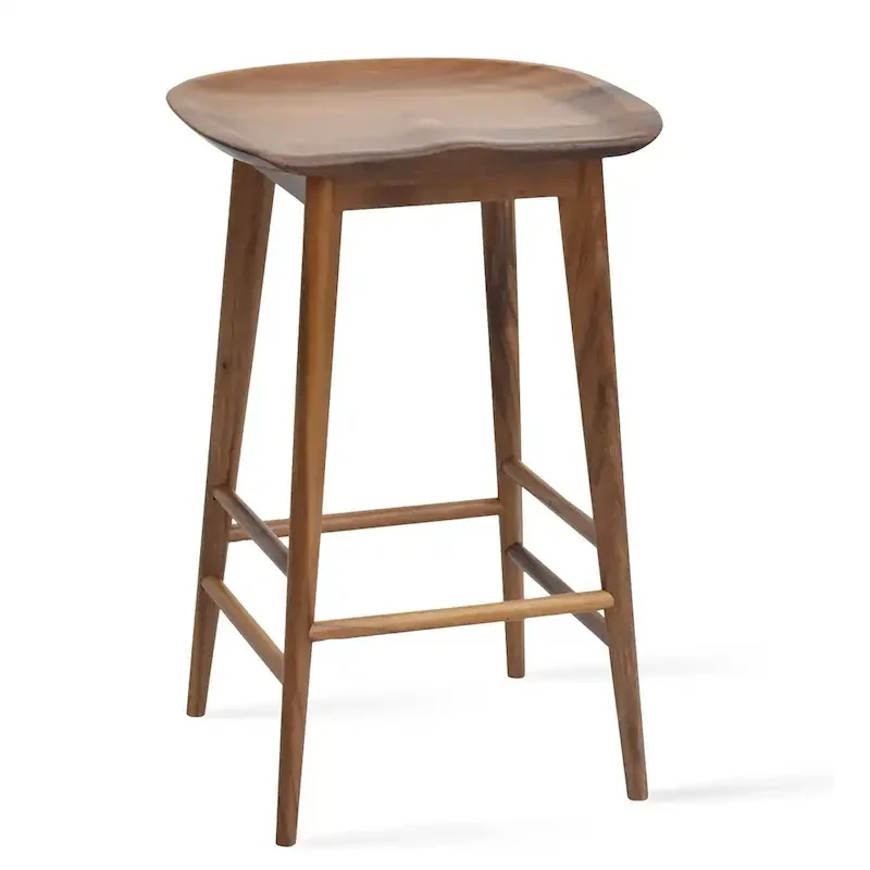 Steve Silver Hendry Backless Solid Acacia Counter Stool - Counter Stool