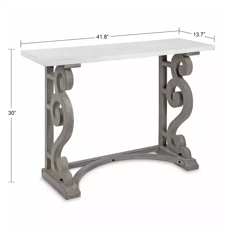 Kate and Laurel Wyldwood Wood Console Table