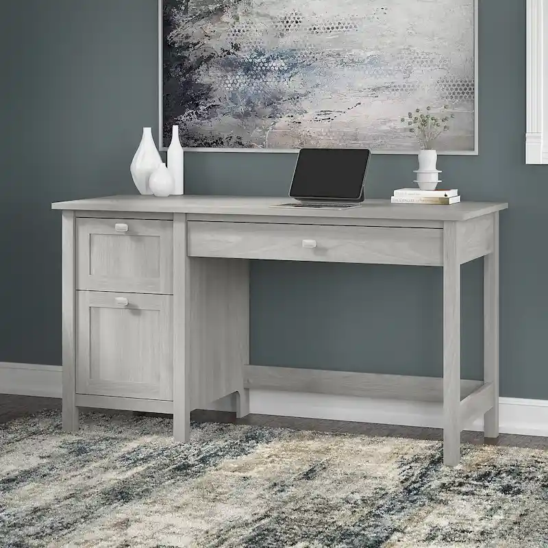 Broadview 54W Computer Desk with Drawers by Bush Furniture