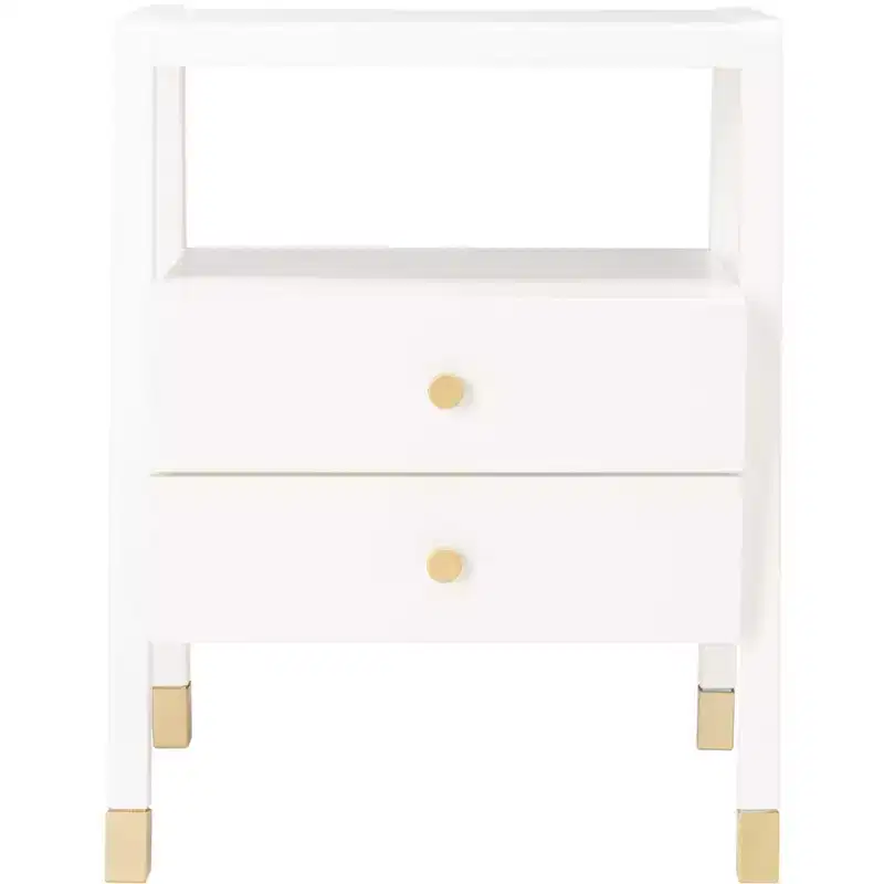 Cove 2 Drawer 1 Shelf Accent Table - ACC6602 - Safavieh