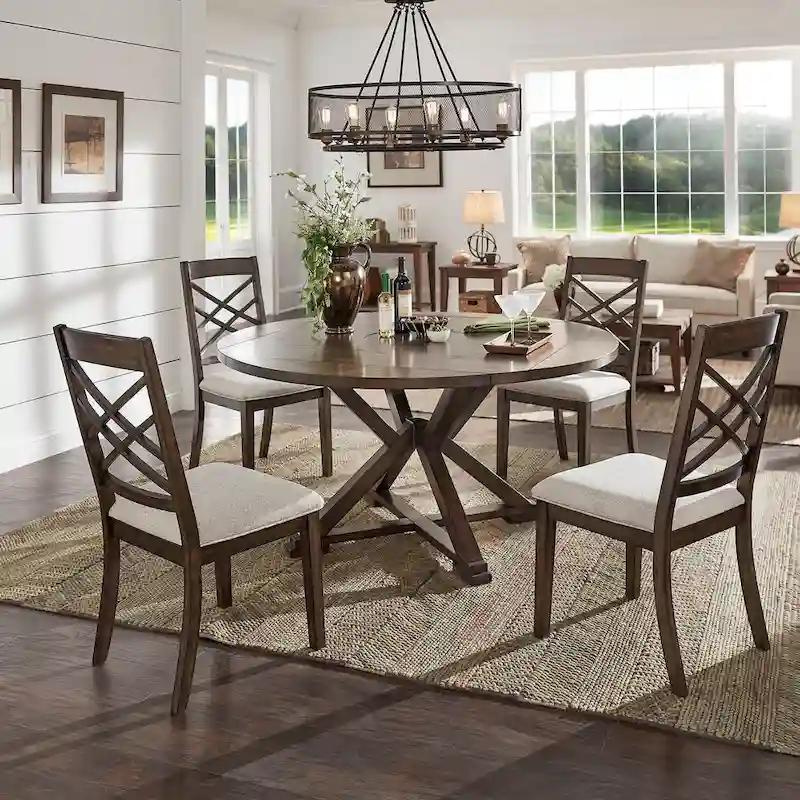 Garrison Espresso Convertible Dining Set by