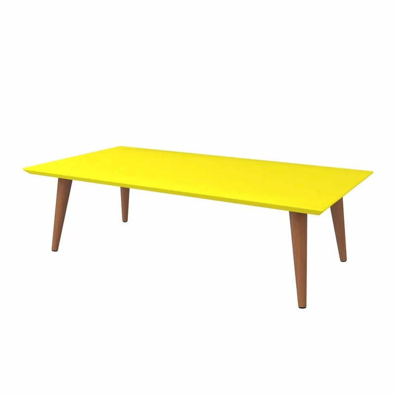 Utopia 17.52 High Rectangle Coffee Table with Splayed Legs