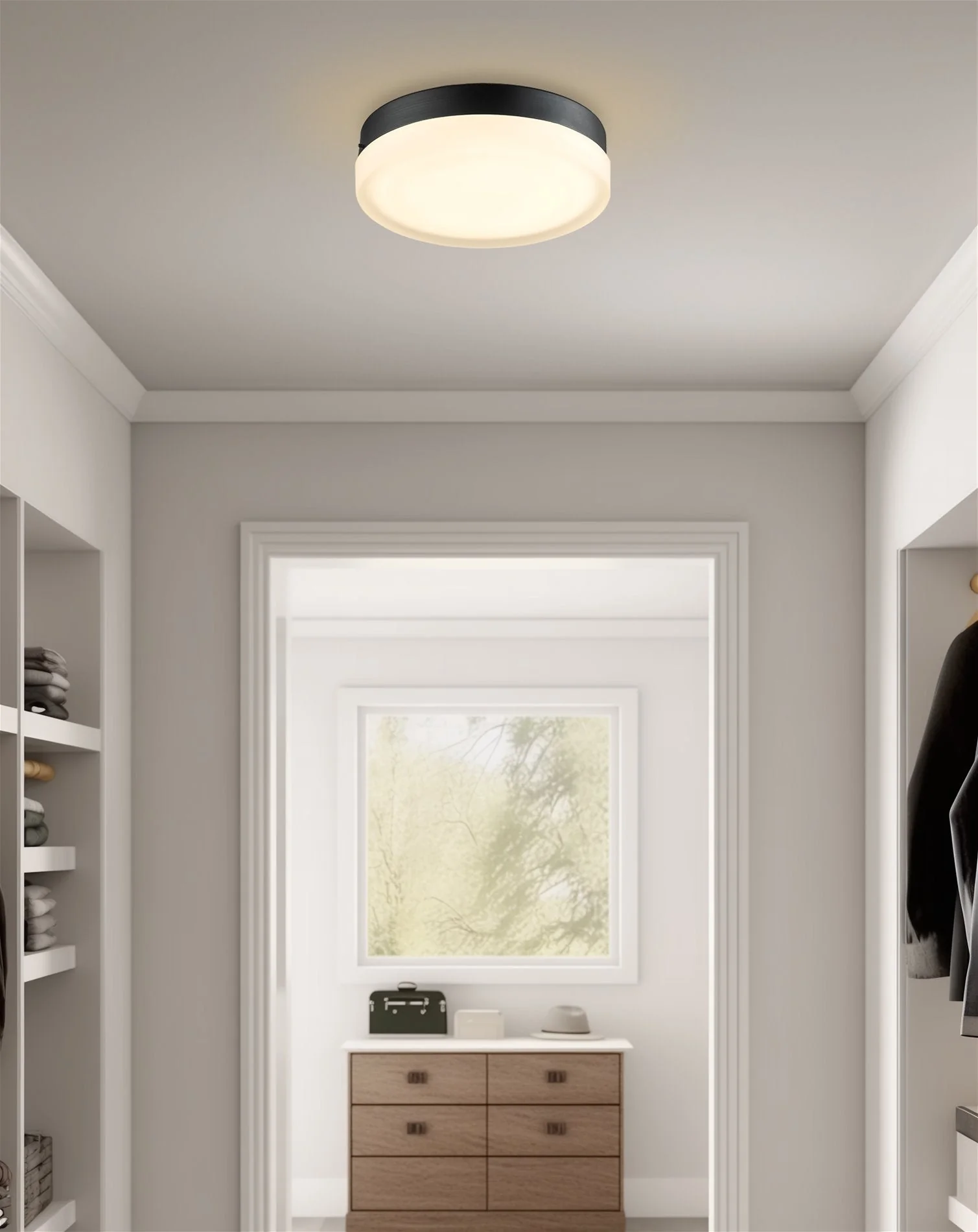 Luna 11 Modern Integrated 25W LED (250W eq.) Flush Mount Ceiling Light