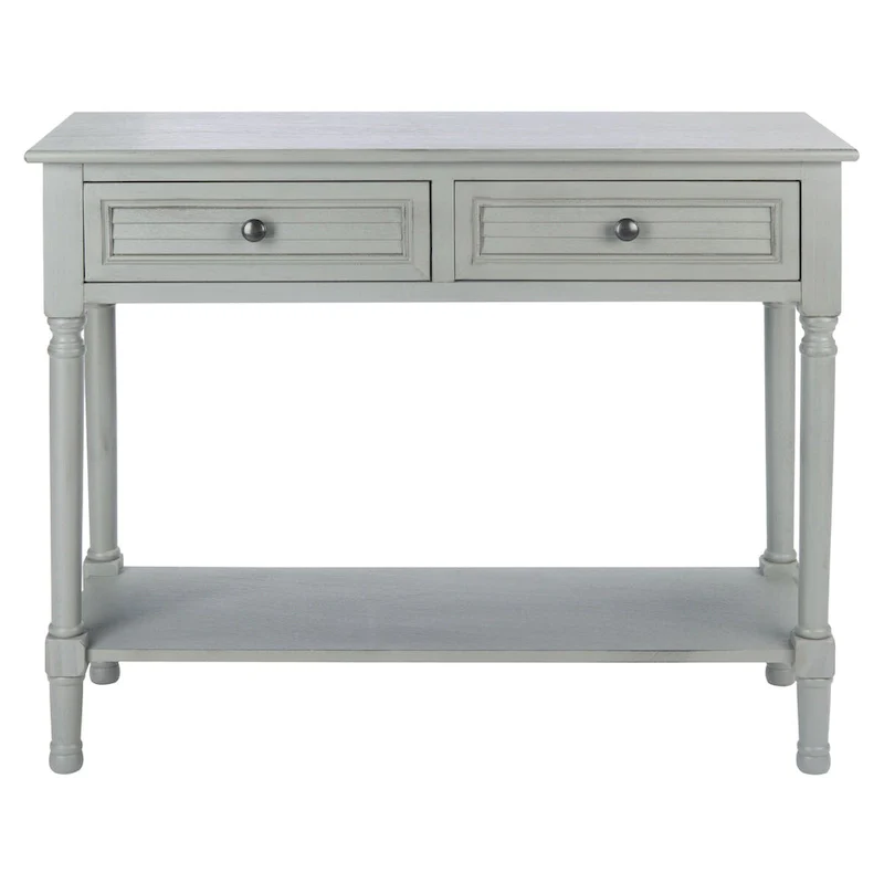 SAFAVIEH Tinnie 2-Drawer Console Table - 36 W x 13 L x 29.5 H - 36Wx13Dx30H