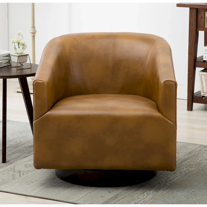 Gilbert Wood Base Swivel Chair by Greyson Living