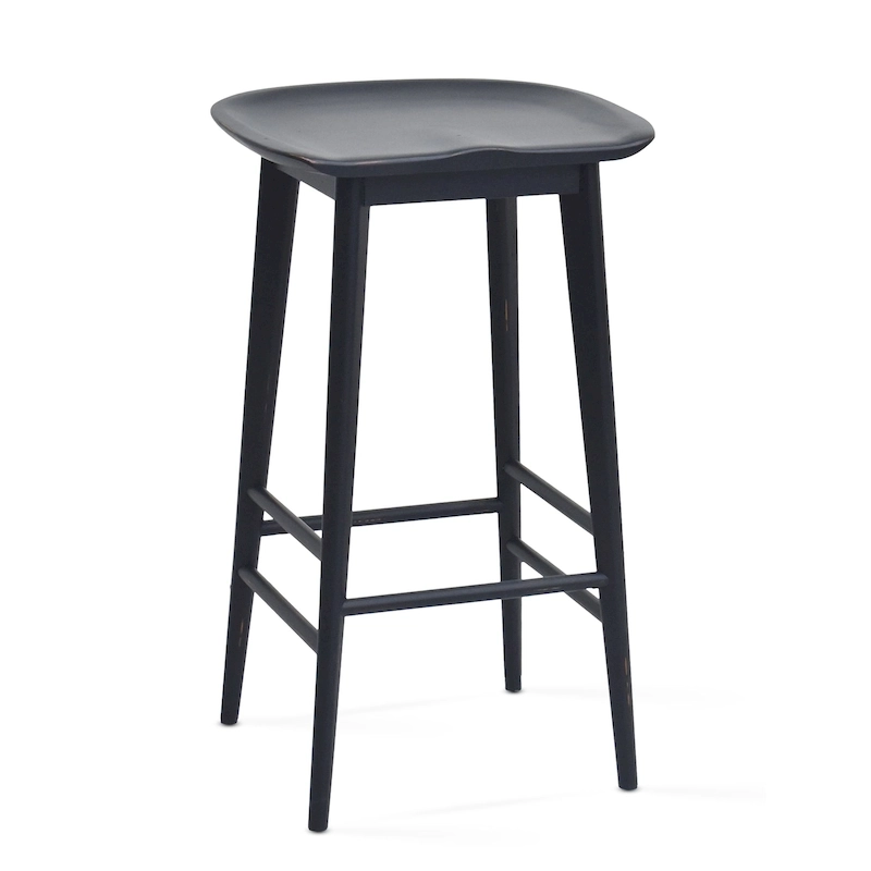Steve Silver Hendry Backless Solid Acacia Counter Stool - Counter Stool