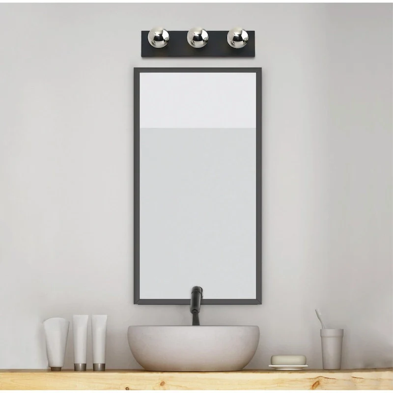 Westinghouse Lighting 4.5-Watt (40-Watt Equivalent) Half Chrome G25 Dimmable Filament LED Light Bulb, Medium Base - 1/2 Chrome