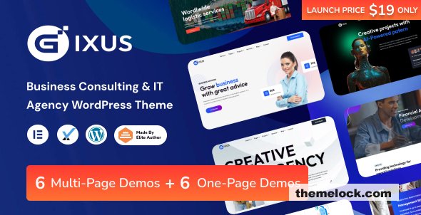 Gixus v2.8 - Business Consulting & IT Agency WordPress