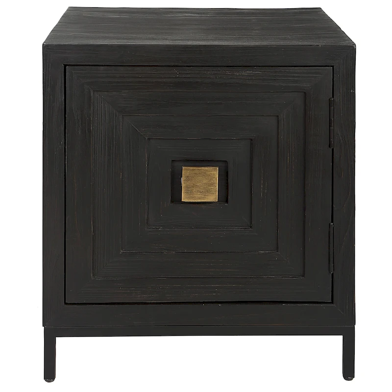 Uttermost Aiken Geometric Cabinet / End Table - 22W x 26H x 20D