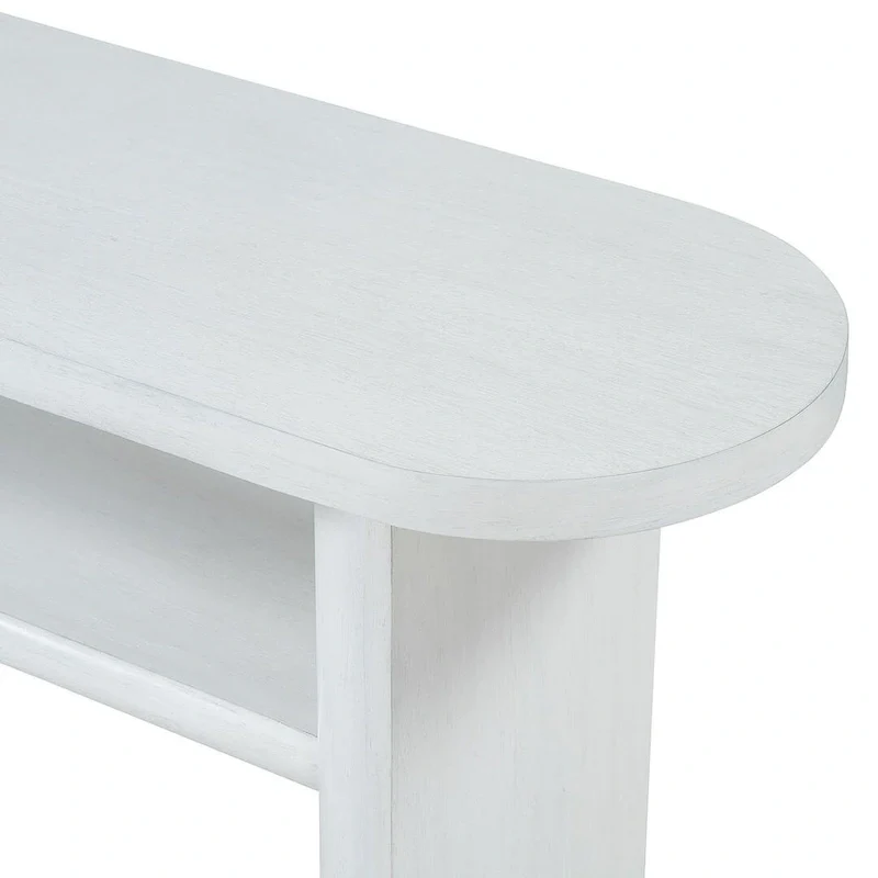 47.80 Modern Wooden Console Table with Shelf