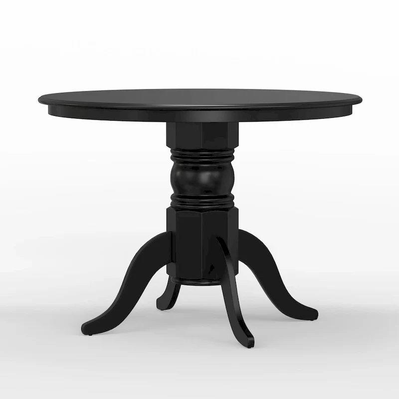 42 Round Wood Pedestal Dining Table