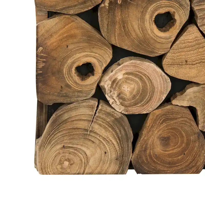 SAFAVIEH Iida Bali Black Stool - Natural - 13  x 13  x 18  - 13Wx13Dx18H