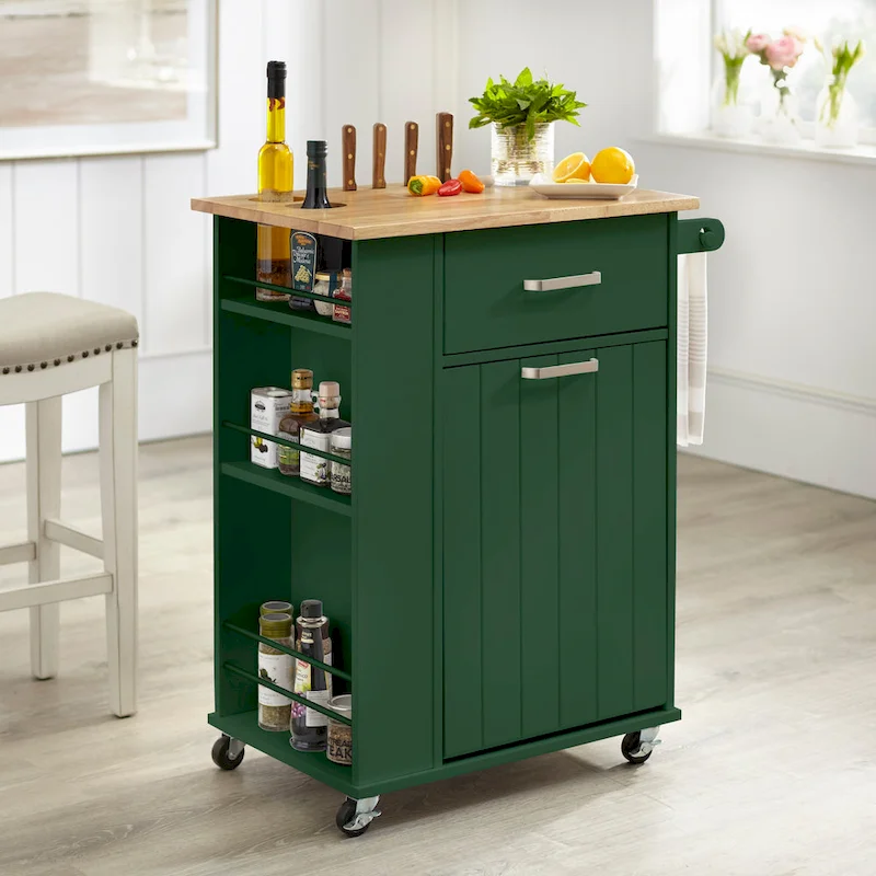 Simple Living Lima Rolling Kitchen Cart