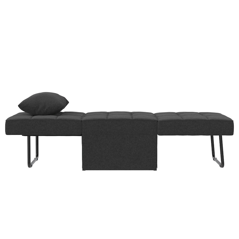 RealRooms Convertible Lounger Ottoman Sofa Chair with 4-in-1 Design