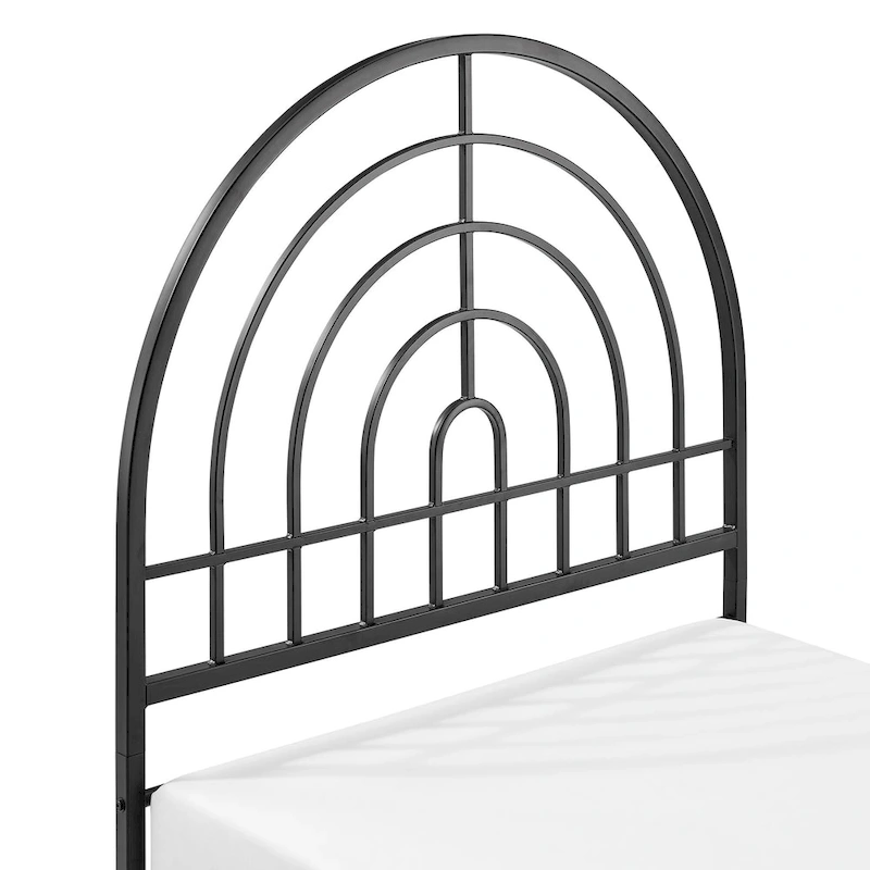 Walker Edison Modern Metal Arch Twin Bed Frame