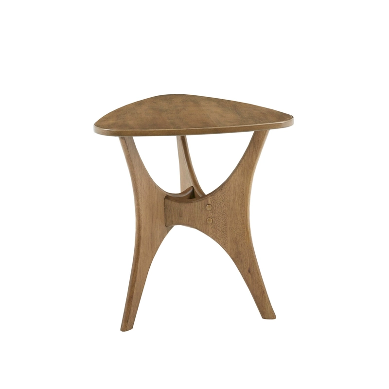INK+IVY Blaze Triangle Wood Side Table