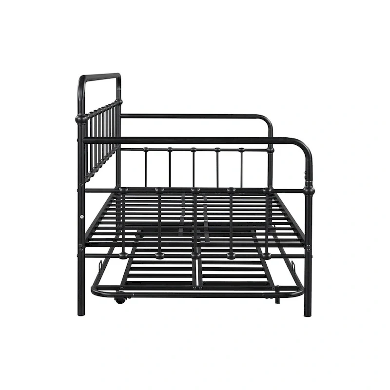 Metal Frame Daybed with trundle
