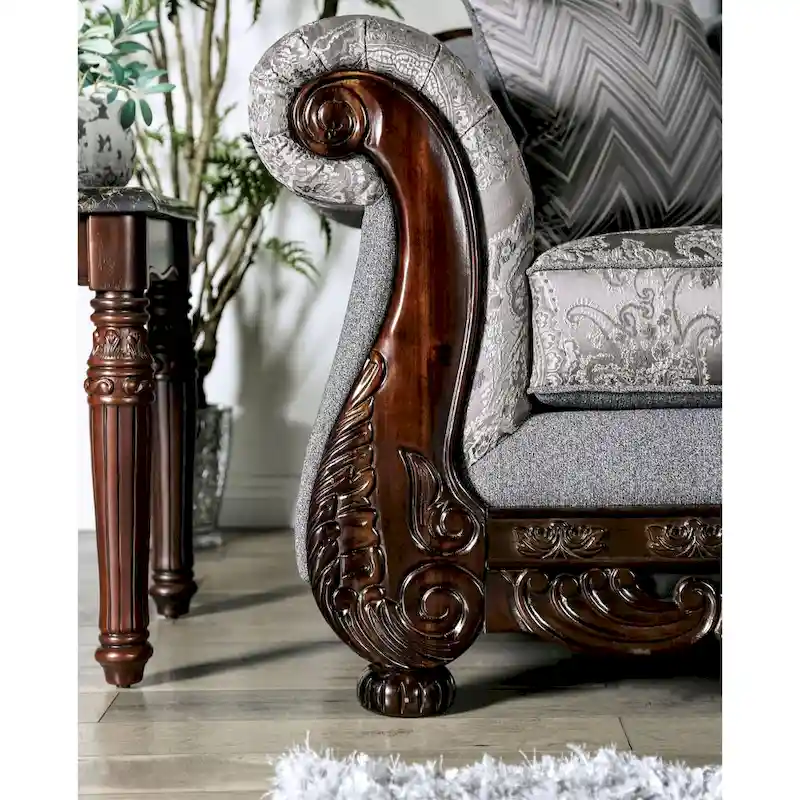 Dikic Traditional Chenille Rolled Arms 2-Piece Living Room Set by Gracewood Hollow