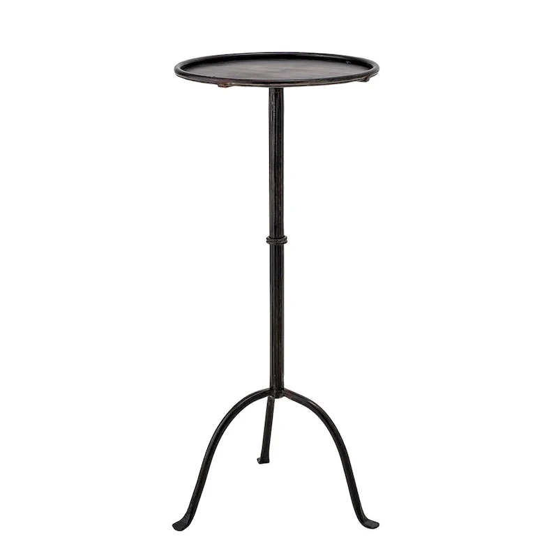 Round Metal Drink Table