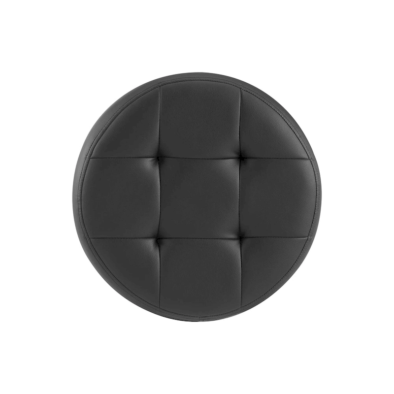Chelle Faux Leather Swivel Ottoman