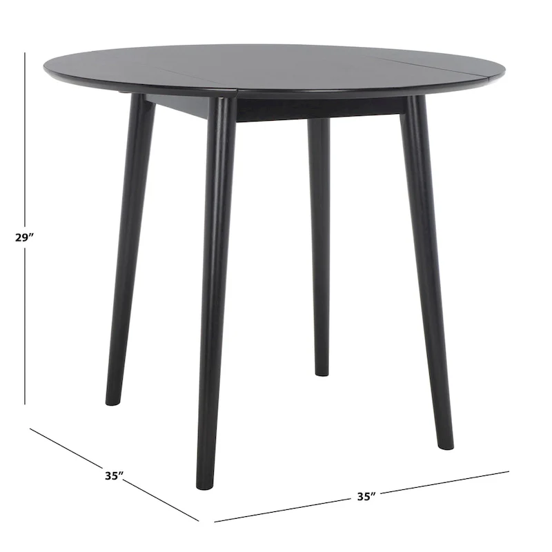 SAFAVIEH Geoff Folding Round Dining Room Table - 35 W x 35 L x 29 H - 35Wx35Dx29H