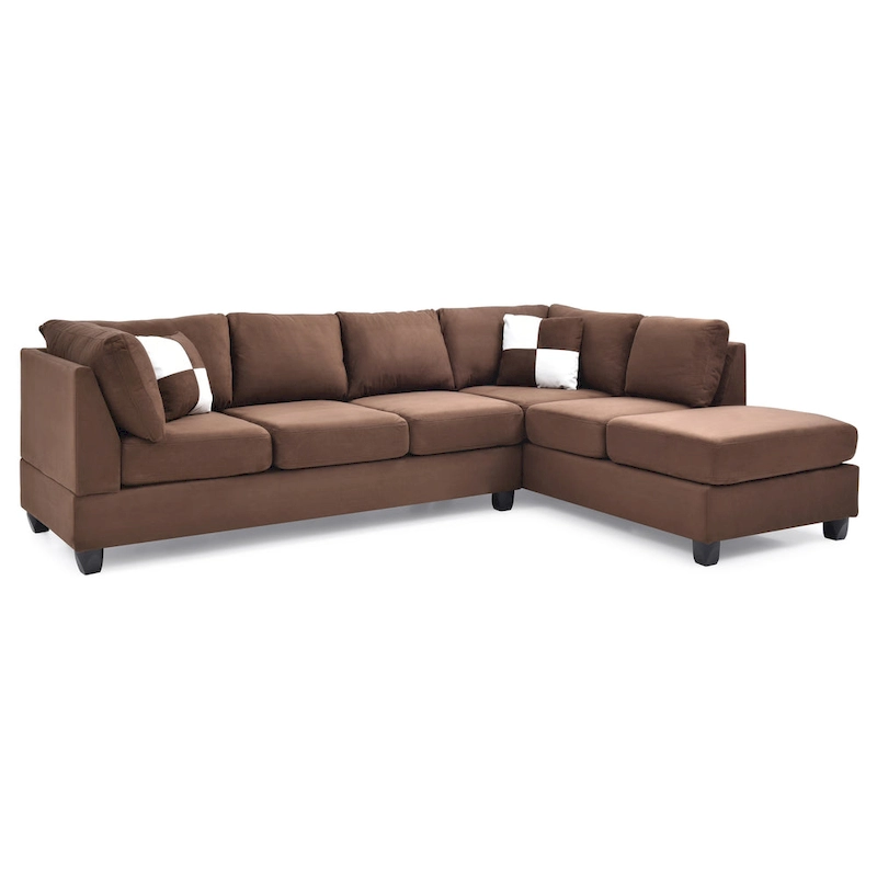 Gallant Microsuede Sectional Sofa