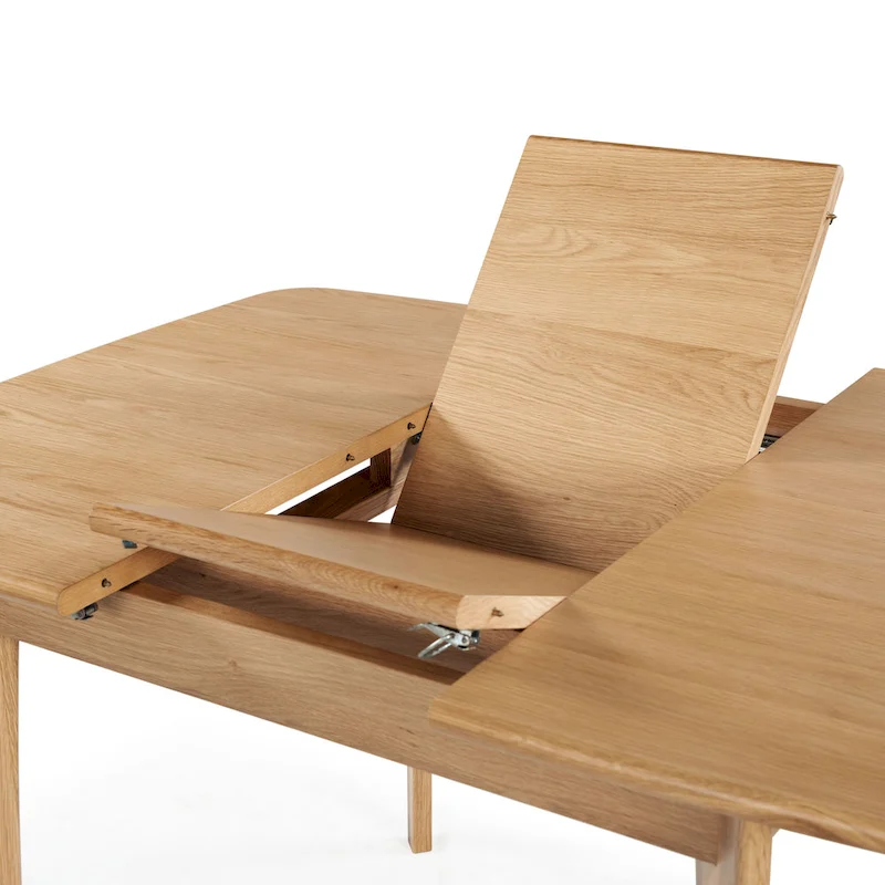 SAFAVIEH Couture Jeanick Extendable Dining Table - 50 W x 50 D x 30 H - 50Wx50Dx30H