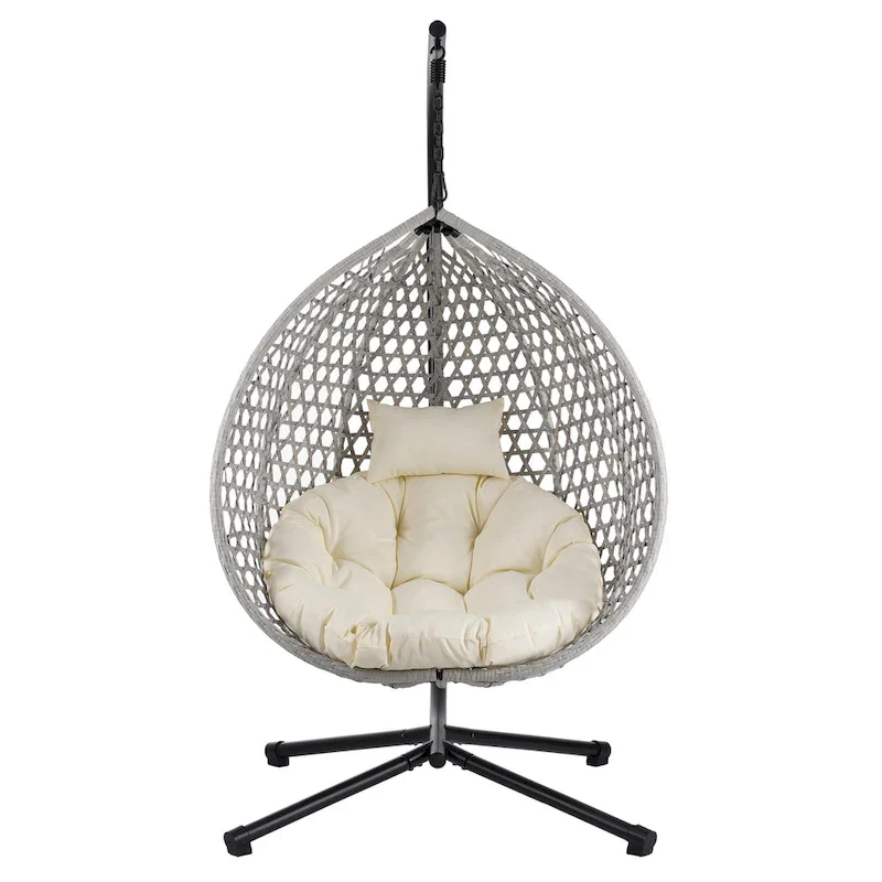 U_STYLE Versatile Hanging Egg Chair for Indoor and Outdoor Use