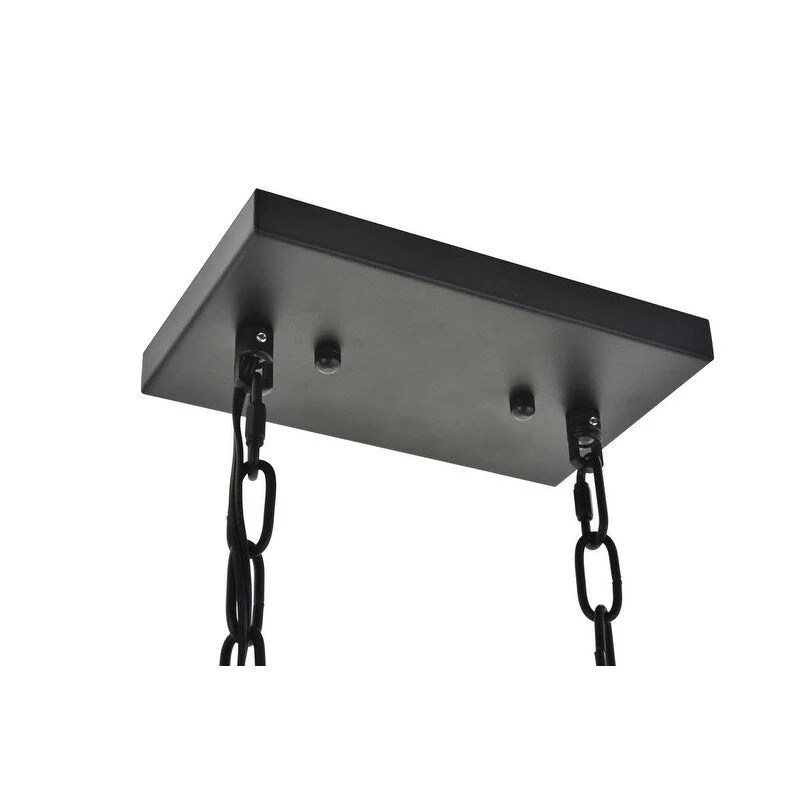 Resolute 3 light black Pendant