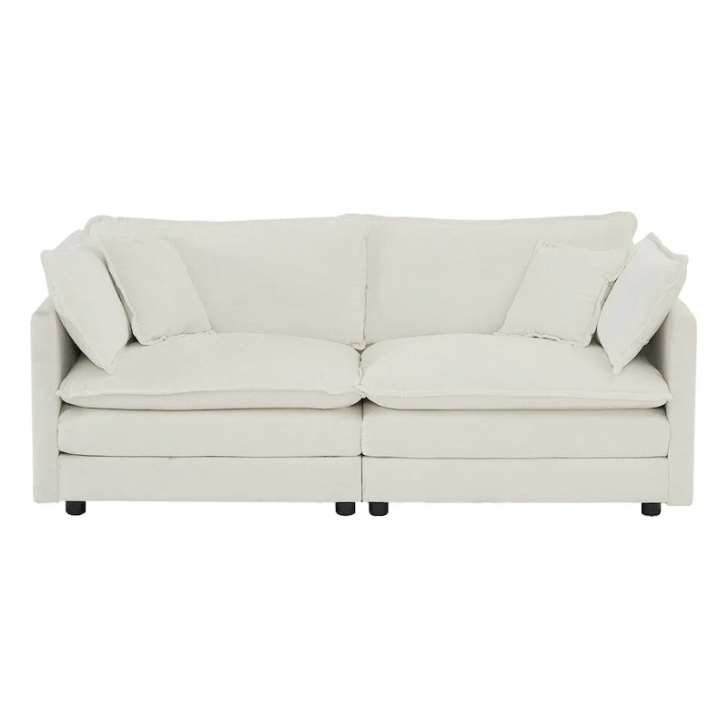 2 - Piece Living Room Set , 2 Pieces Upholstered Loveseat and Couch
