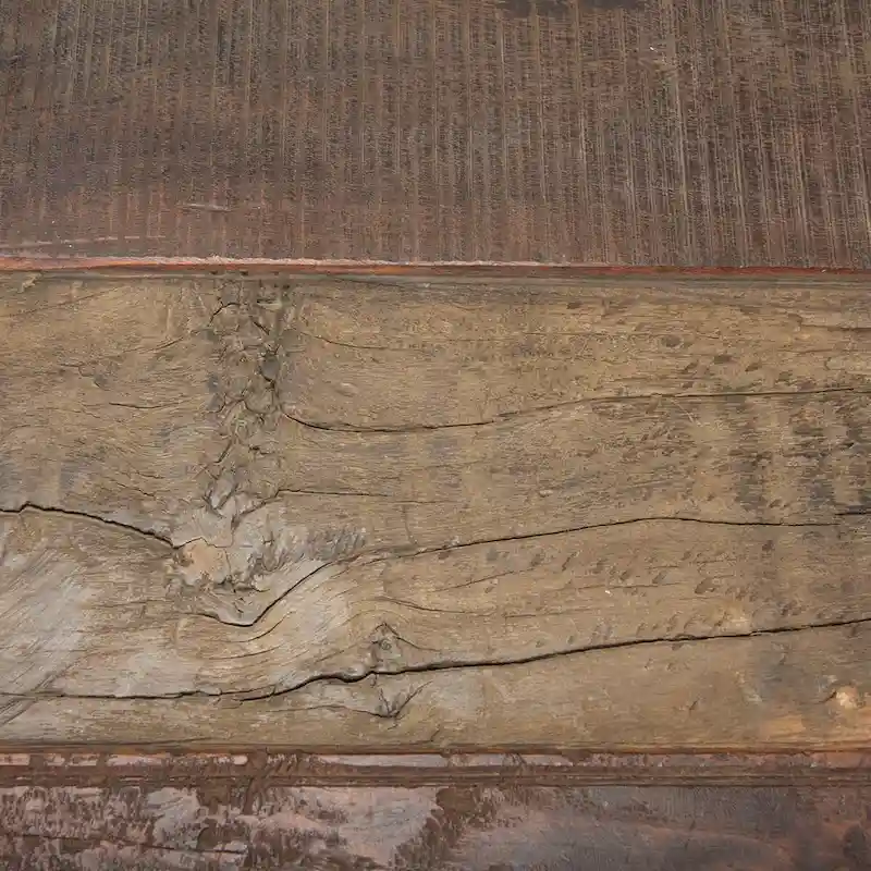 Reclaimed Brown Wooden End Table - 25.8L x 25.8W x 26.0H