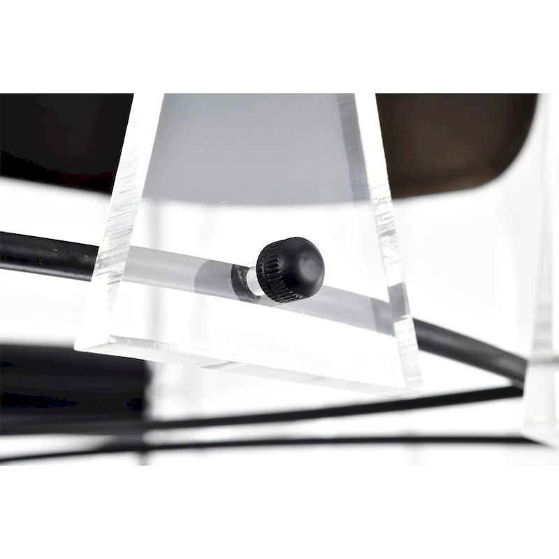 Vinney 25 Inch Modern style Fandelier Lighted with Remote