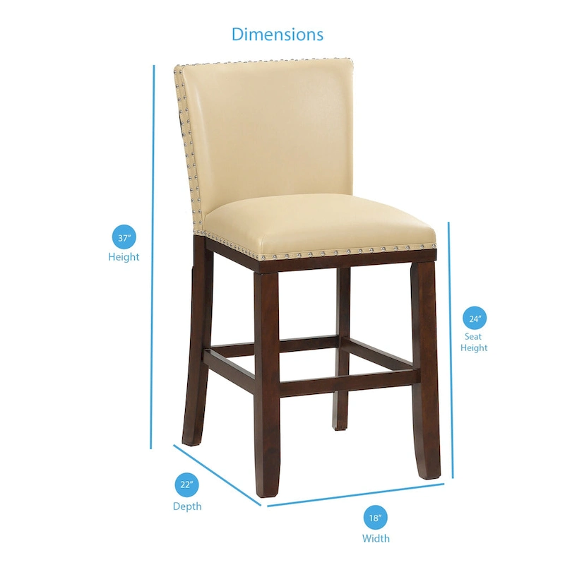 Toledo Upholstered Counter Stools (Set of 2) by Greyson Living